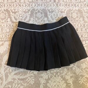 Princess Polly Black Pleated Mini Skirt